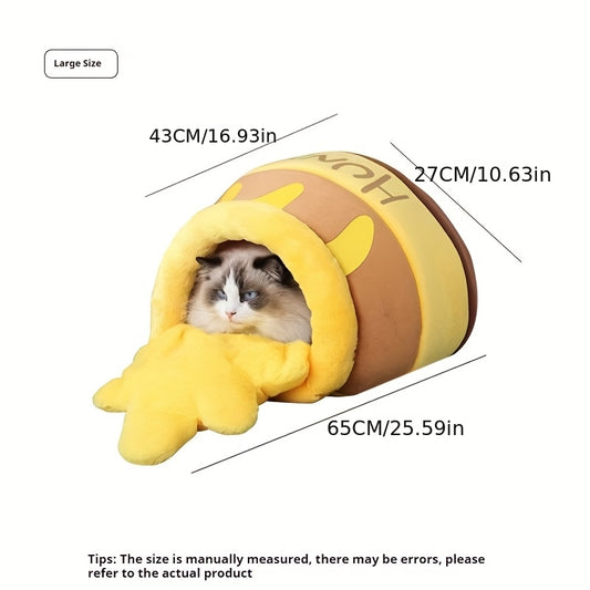 Lit miel pour chat – confort et chaleur 🐾